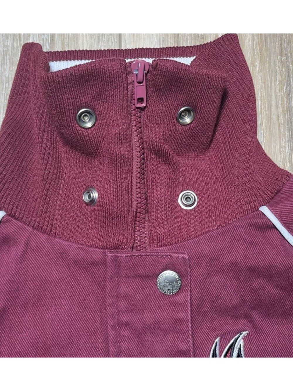Big Boy North Carolina Central University Red Bomber Jacket - Size Small - Picture 6 of 16